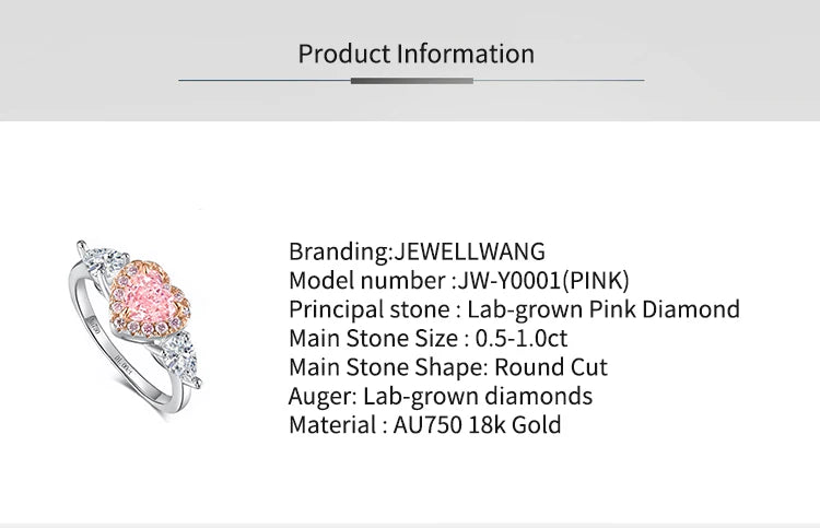 18K Gold Heart-Shaped Lab-Grown Pink Diamond Ring – Love Refined