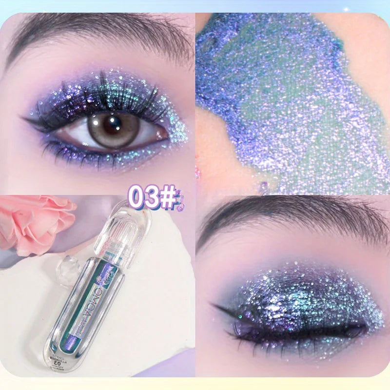Chameleon Flash Diamond Liquid Eyeshadow – Multi-Dimensional Shimmer