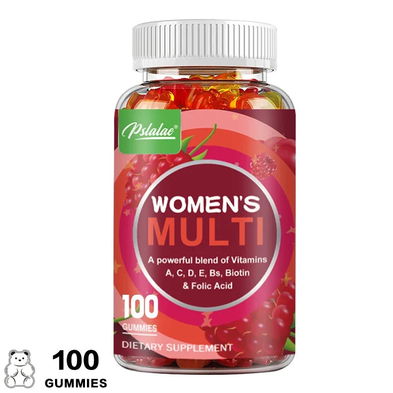 Women’s Adult Vitamin B Complex + D3 Gummies – Energy, Heart, Bone, Skin & Immunity Support
