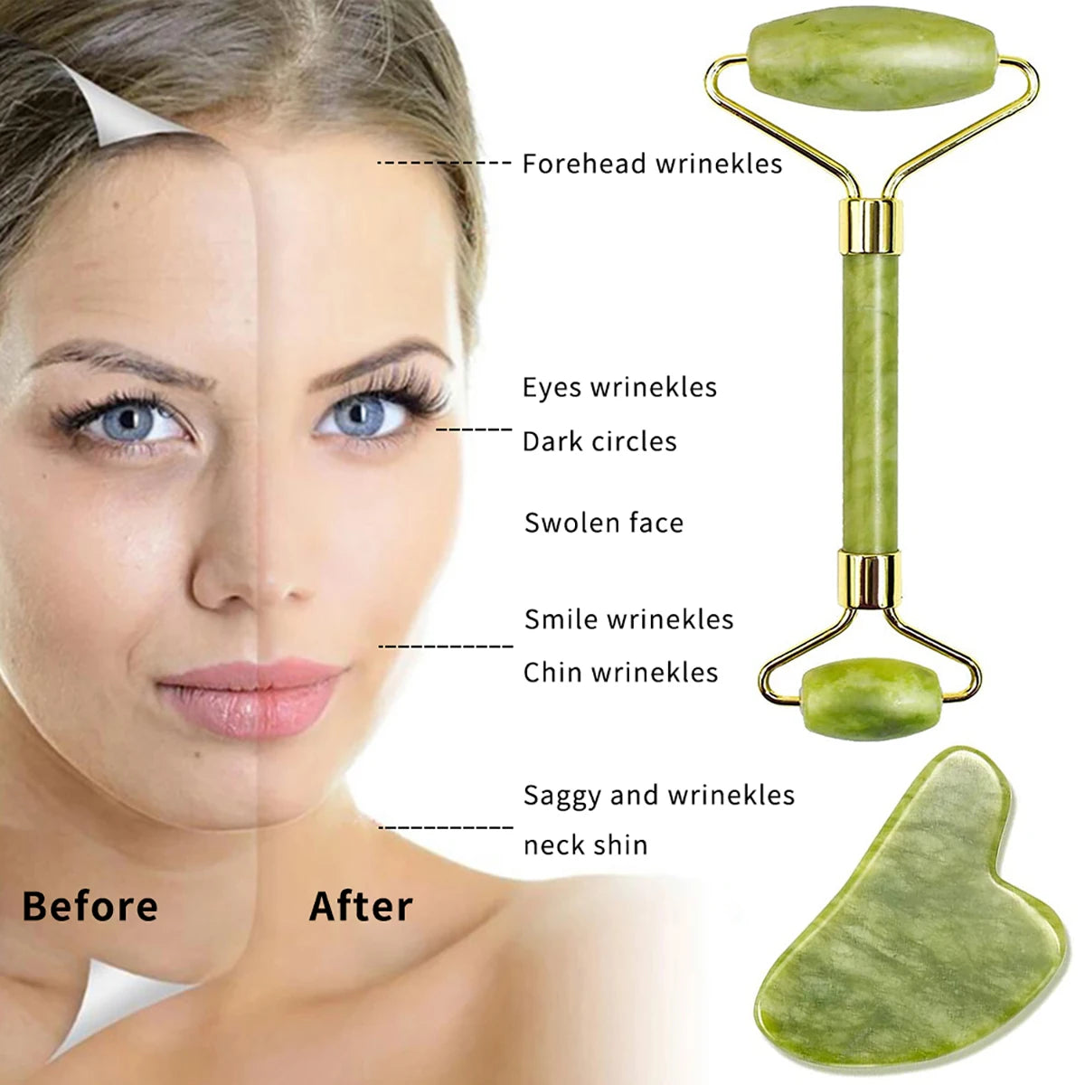Natural Jade Face Massager – Glow From Within
