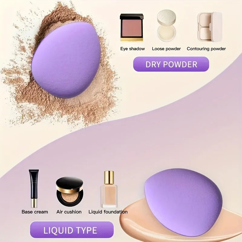 8/20-Piece Eye Makeup Brush Set – With Optional Sponges & Puffs