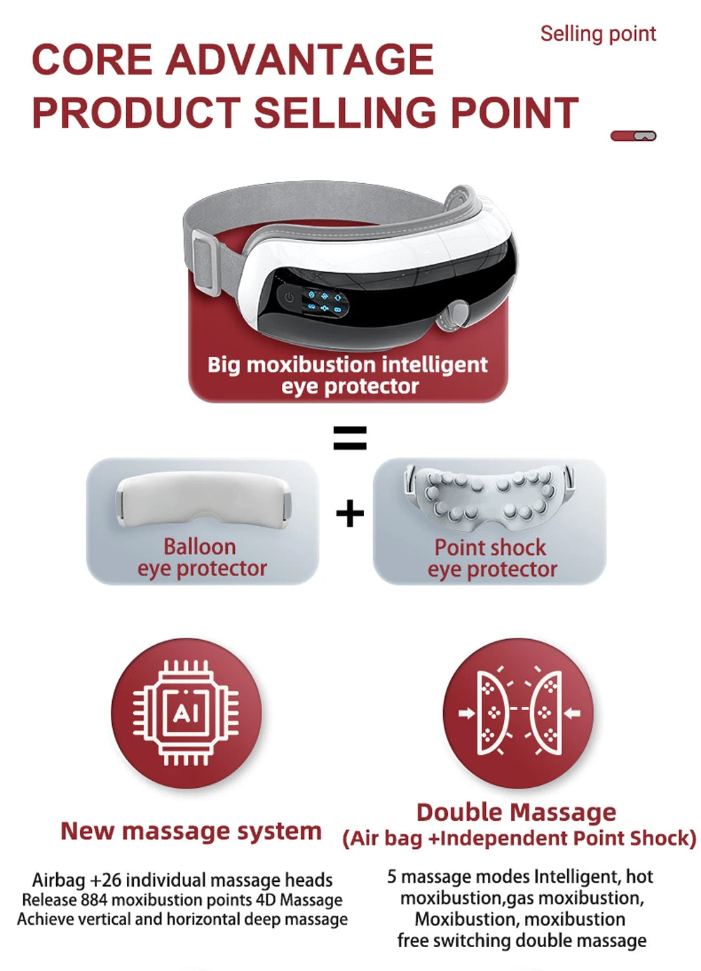 4D Electric Eye Massager – Relax. Recharge. Rejuvenate.