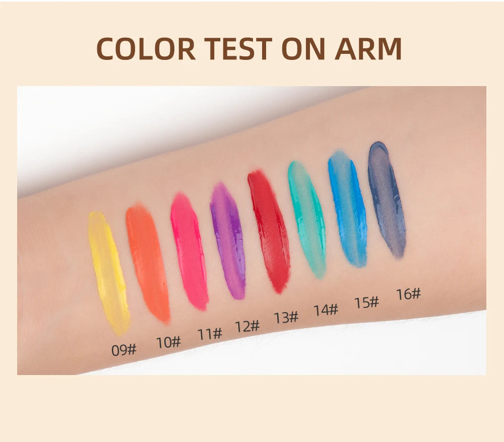8pcs Liquid Eyeshadow Stick Set – Brown & Coffee Tones