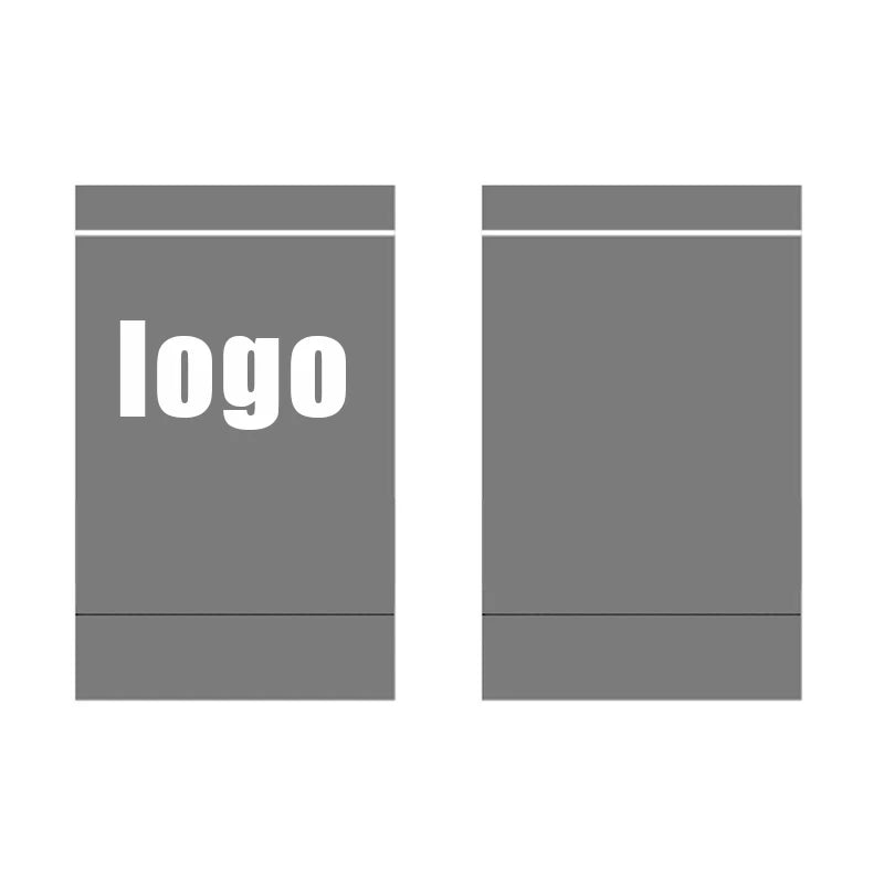 50pcs Custom Printed Resealable Mylar Bags – Stand Up Ziplock Pouches