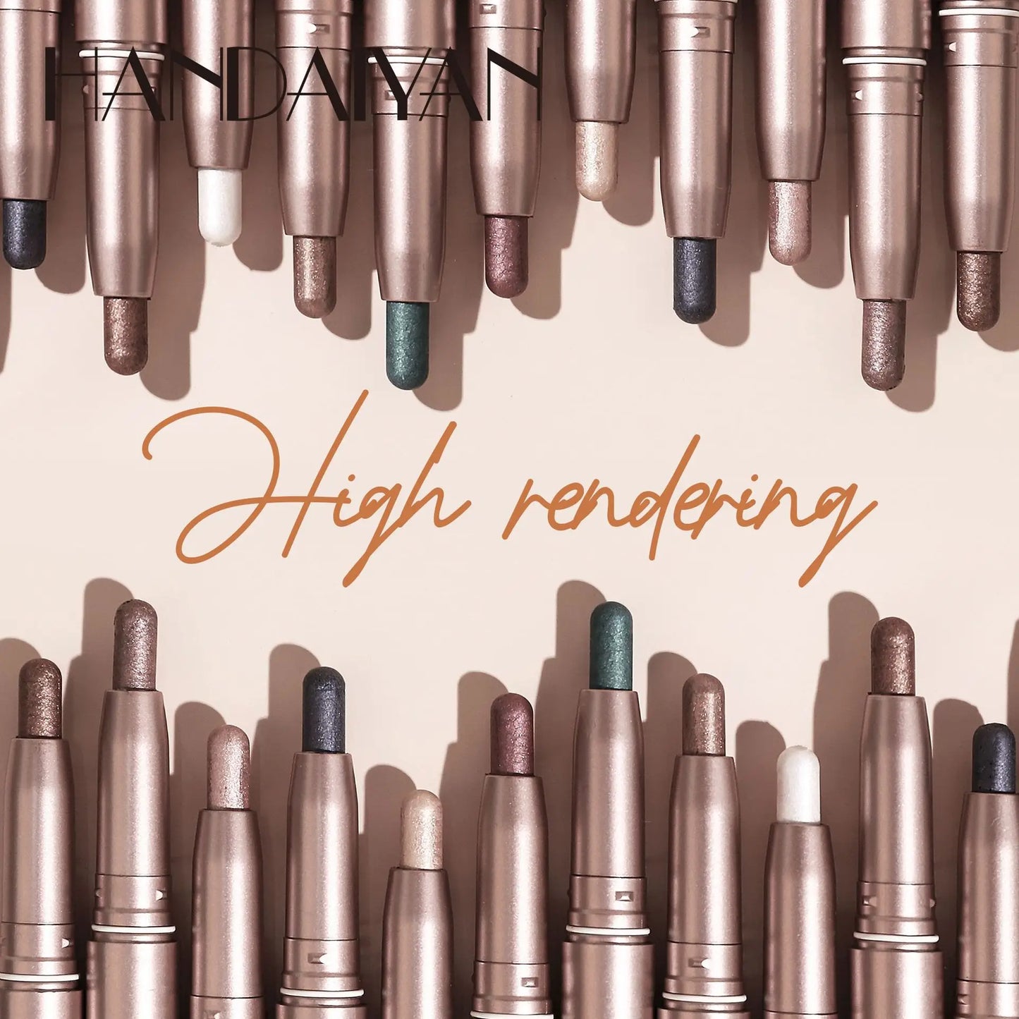Double-Head Eyeshadow Stick – Shimmer & Matte Cream Pencil (Waterproof, Long-Lasting)
