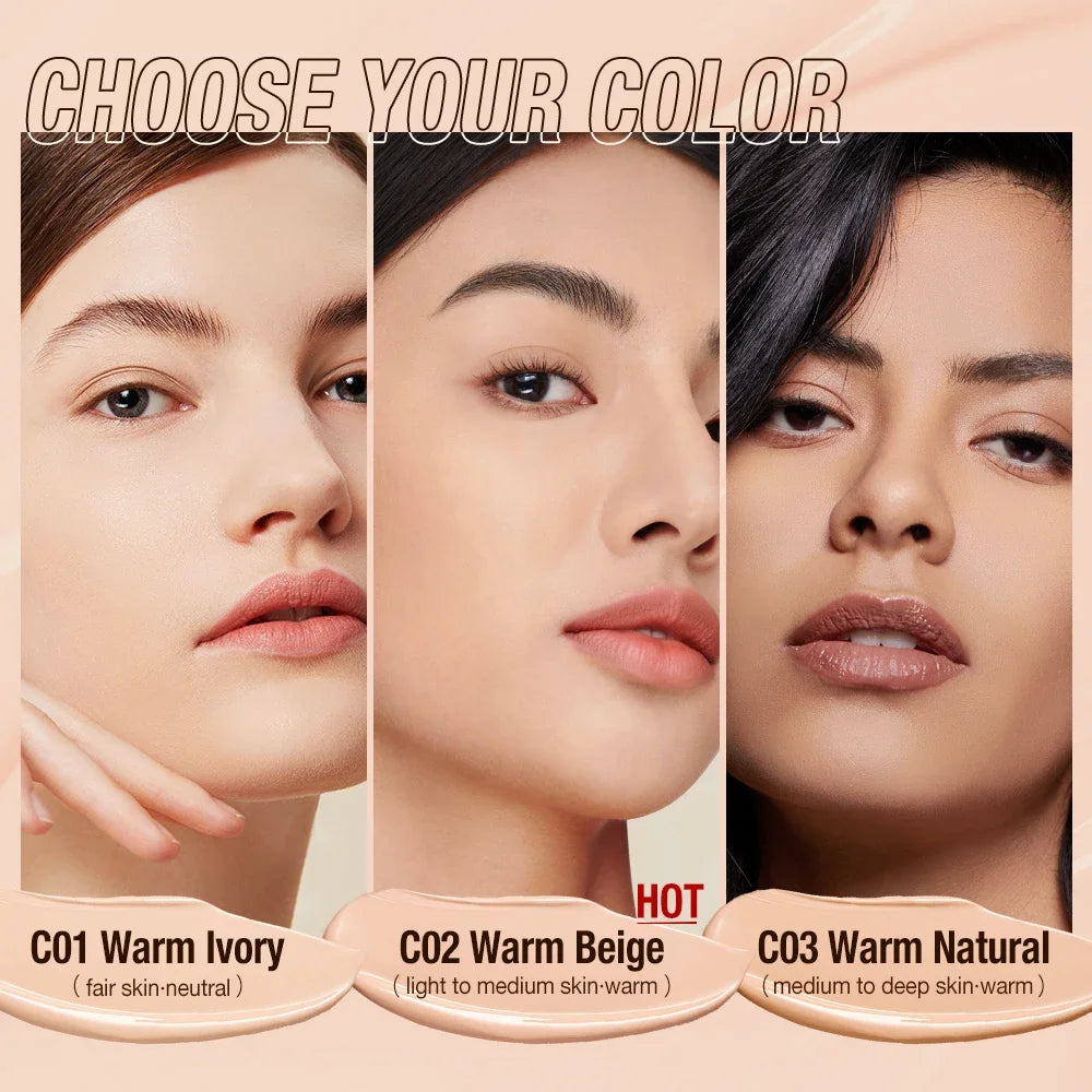 O.TWO.O Liquid Foundation Cream – High Coverage, SPF30 & Waterproof Base (30ml)