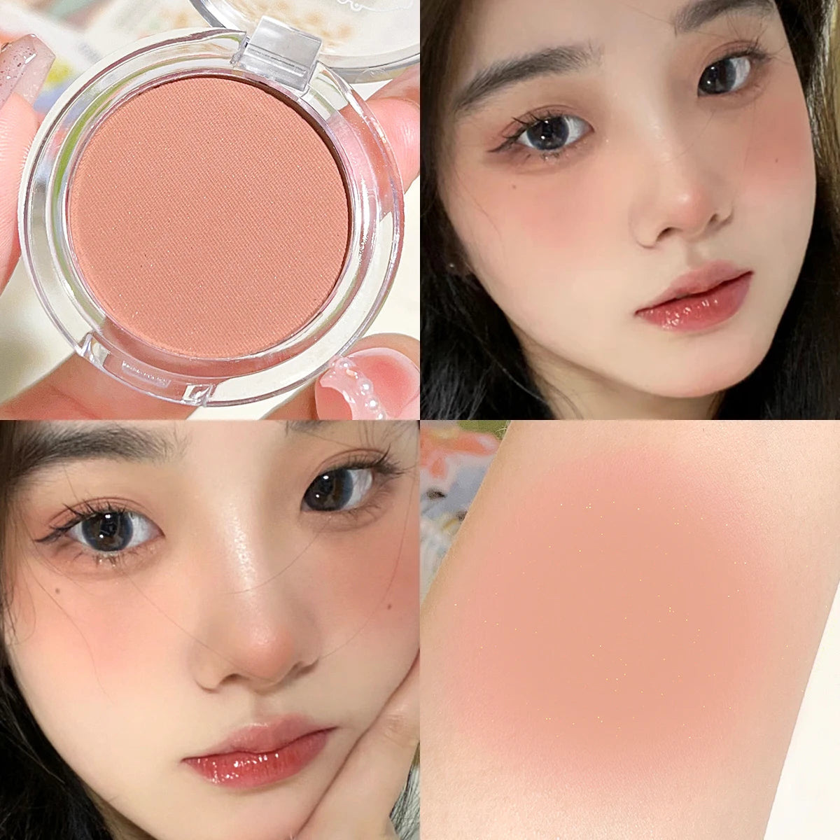Monochrome Matte Blush – Natural Finish & Soft Glow