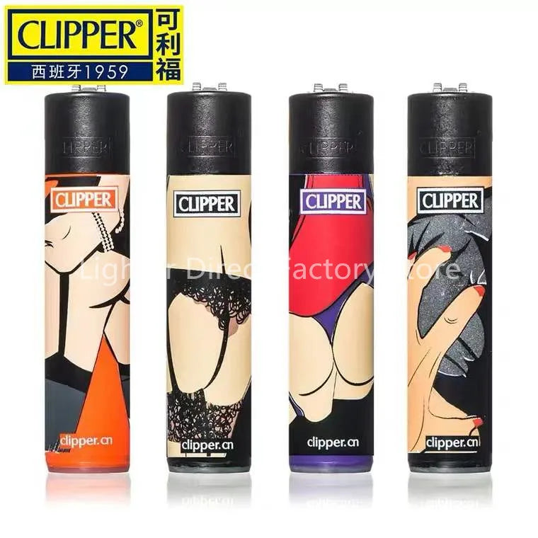Original Clipper-Style Gas Lighter Set – 4-Piece Boxed Collection