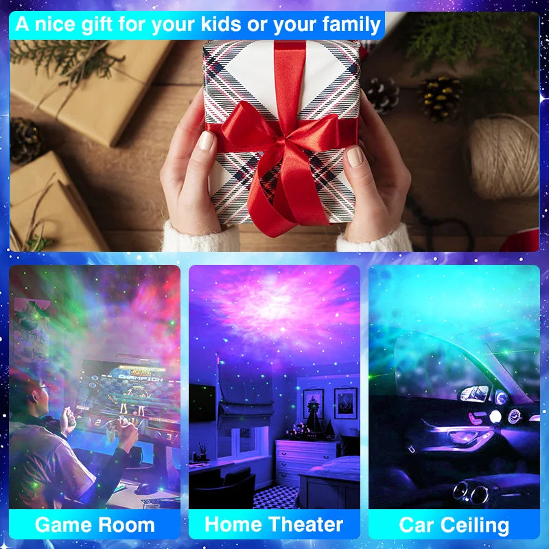 Astronaut Galaxy Projector – Starry Nebula Night Light
