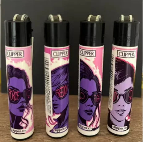 Original Clipper-Style Gas Lighter Set – 4-Piece Boxed Collection