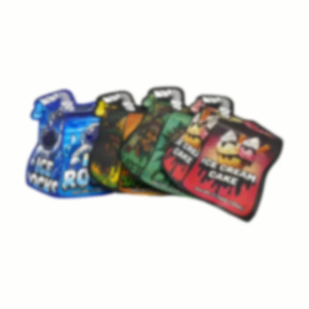 30pcs Cartoon Mylar Ziplock Bags – Resealable Food Storage Pouches