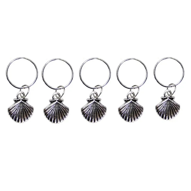 5pcs Butterfly Hair Beads
