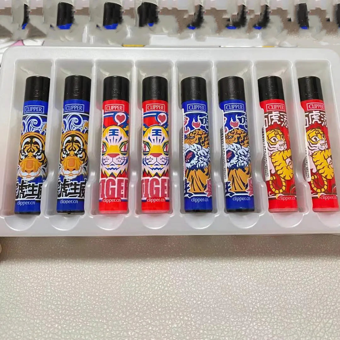 Original Clipper-Style Gas Lighter Set – 4-Piece Boxed Collection