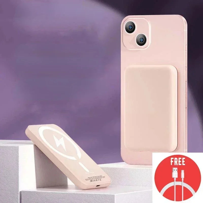 50000mAh Magnetic Wireless Power Bank – Fast Charging Portable Battery Pack