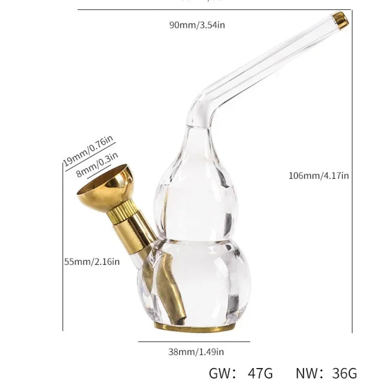 Mini Dual Acrylic Filter Bottle – Compact Multi-Use Water Bottle Accessory (106×90×38mm)