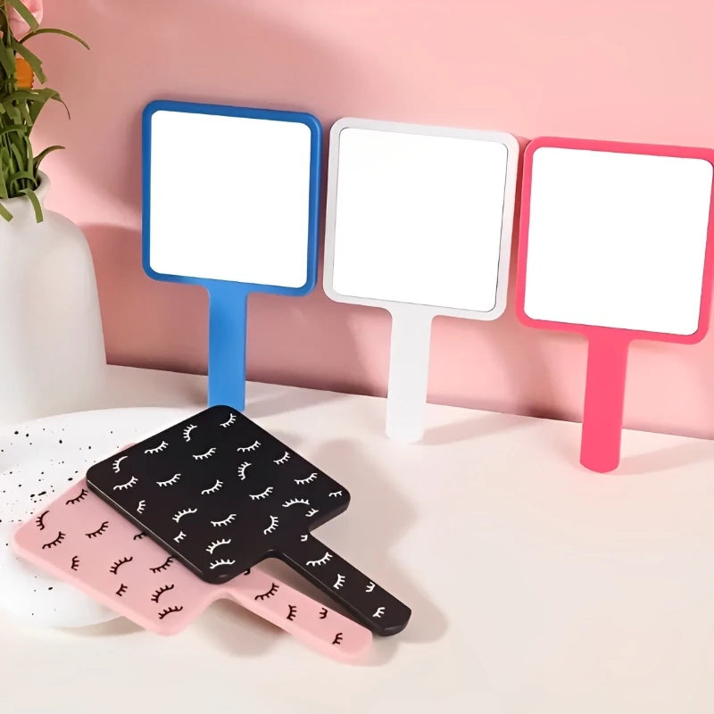 ✨ Handheld Makeup Mirror – High-Definition Square Vanity Tool