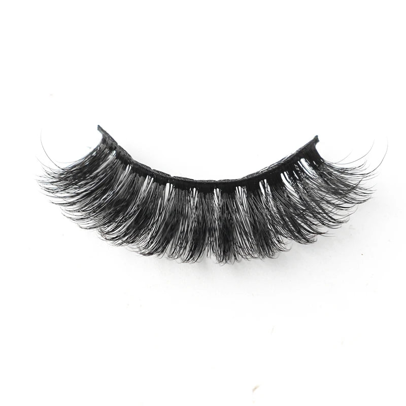 False Eyelash Kit – 3/5 Pairs Fluffy Mink Lashes with Tweezer & Brush