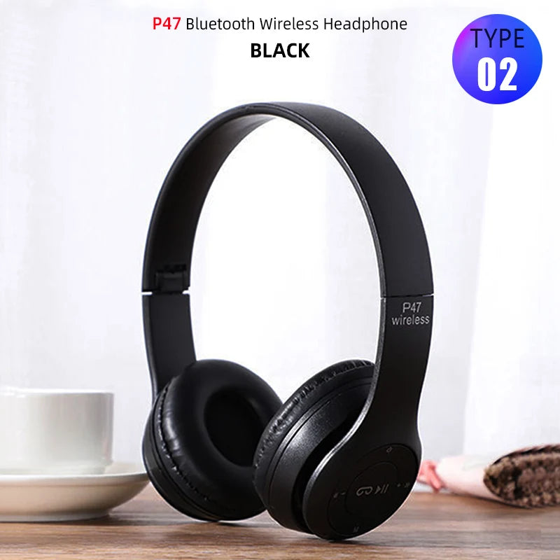 Foldable Bluetooth Sport Headphones – Bass, Comfort, & Wireless Freedom