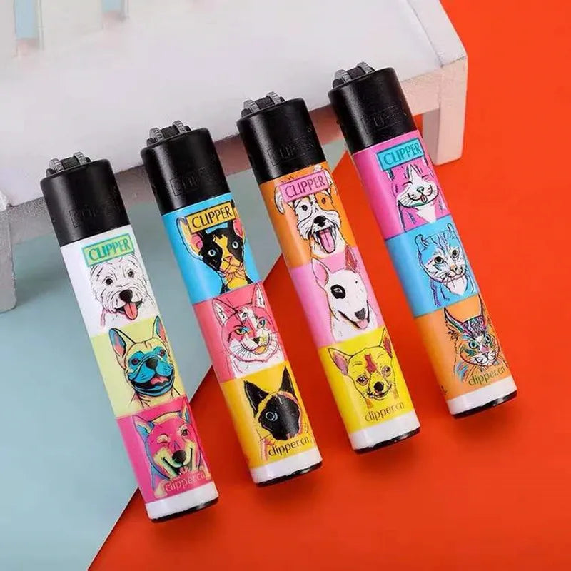 Original Clipper-Style Gas Lighter Set – 4-Piece Boxed Collection