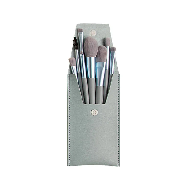 Professional Makeup Brush Set – Natural Fiber Brushes for Face & Eyes (6–10pcs)