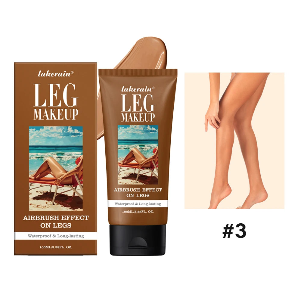 Waterproof Body & Leg Makeup Lotion – Medium Bronze Foundation Cream (118g)