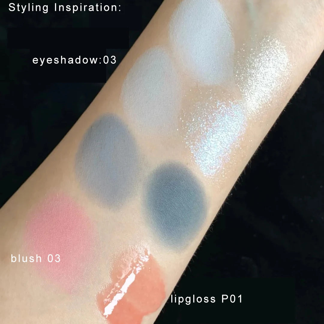 Flower Knows Shell Eyeshadow Palette – 6 Shades of Ocean-Inspired Elegance