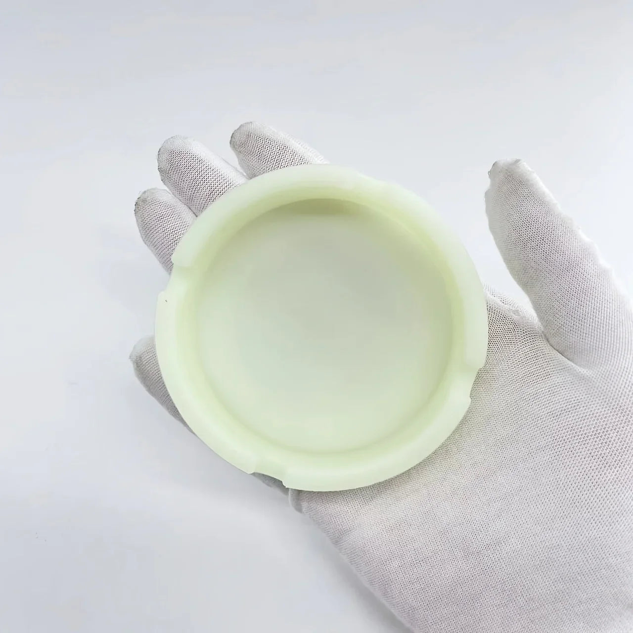 Luminous Silicone Gel Tray – Glow-in-the-Dark Circular Organizer