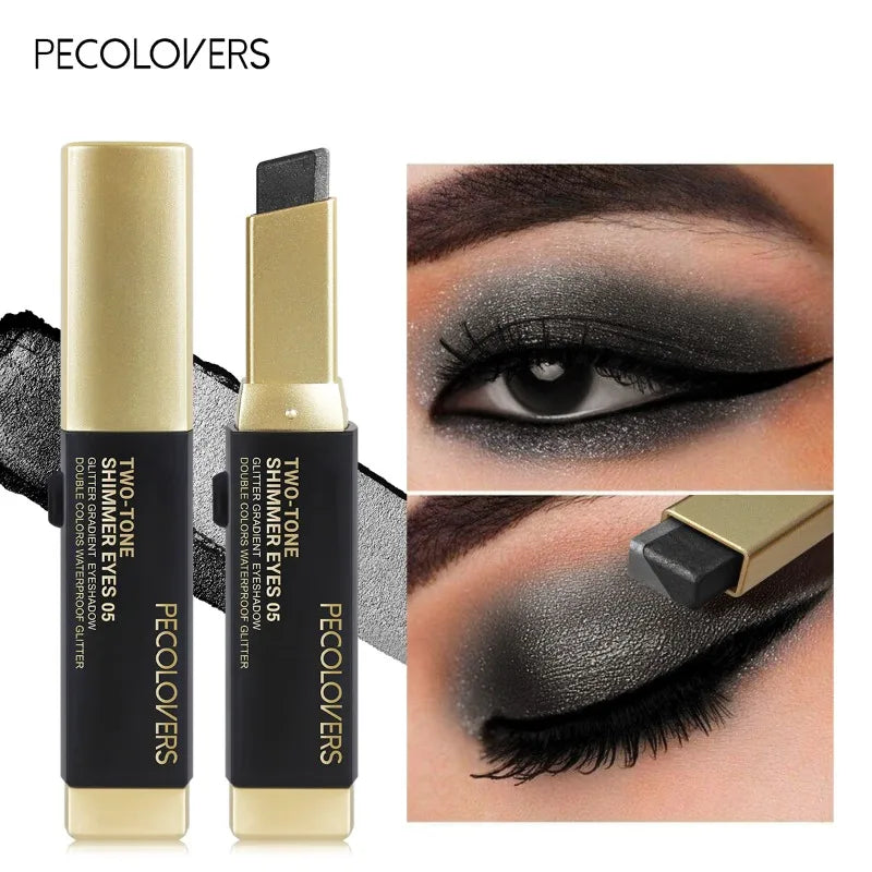 Double Color Eyeshadow Stick – Swipe, Sparkle, Slay