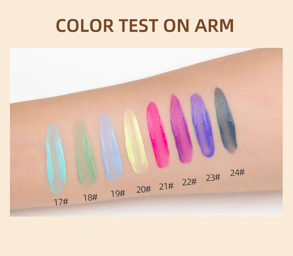 8pcs Liquid Eyeshadow Stick Set – Brown & Coffee Tones