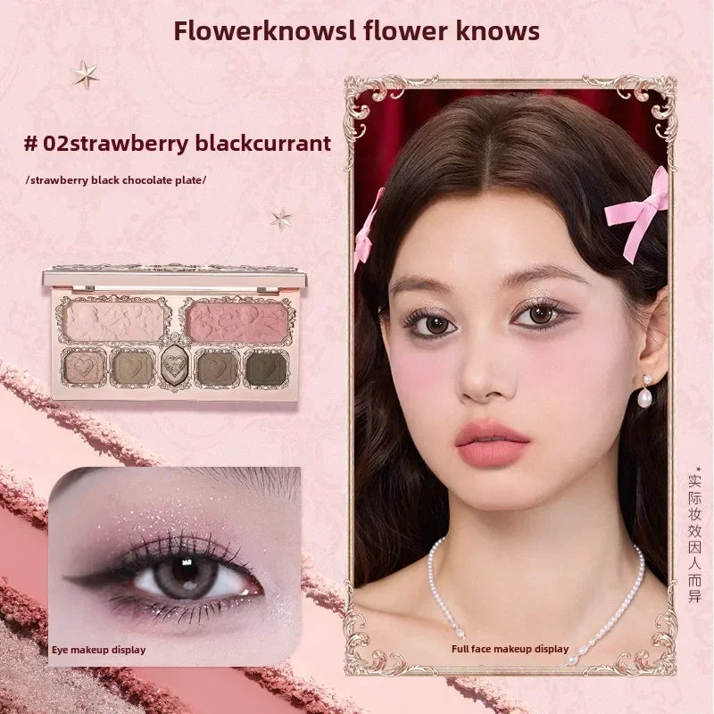 Flower Knows Moonlight Mermaid Eyeshadow Palette – 8 Magical Shades to Mesmerize