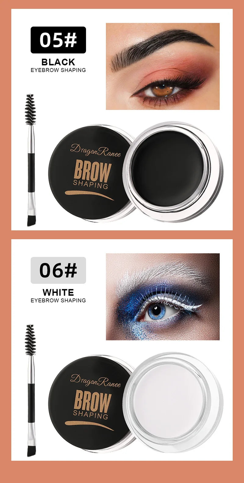 3D Wild Eyebrow Gel Wax – Fluffy, Sculpted, & Locked in All Day