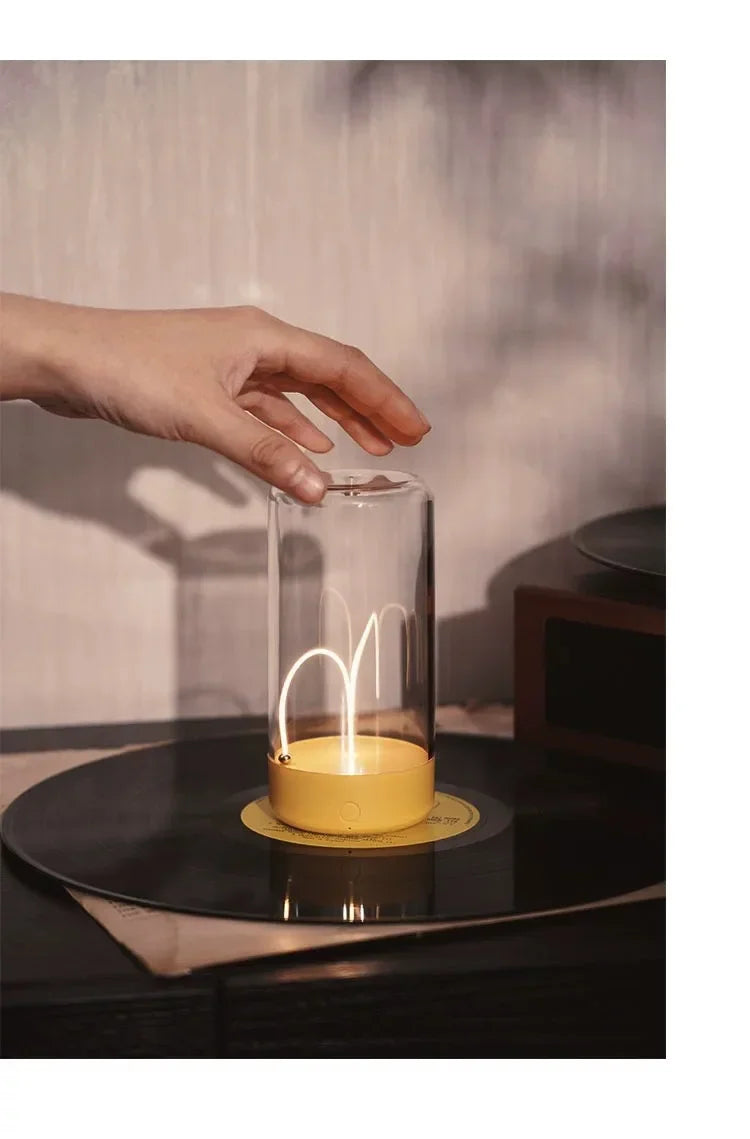 Portable Quantum Wire Ambient Magnetic Light – Type-C Rechargeable Night Lamp with Eye Protection