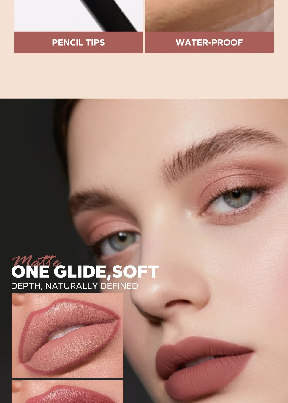 12pcs Matte Silky Lip Liner Set ✨