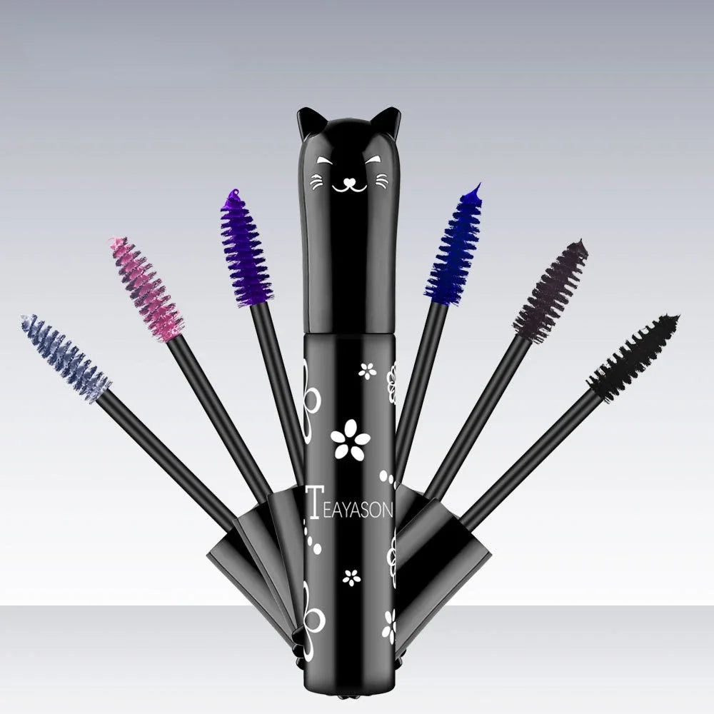 6-Color Waterproof Fast-Dry Mascara – Ink Your Lashes in Vivid Drama