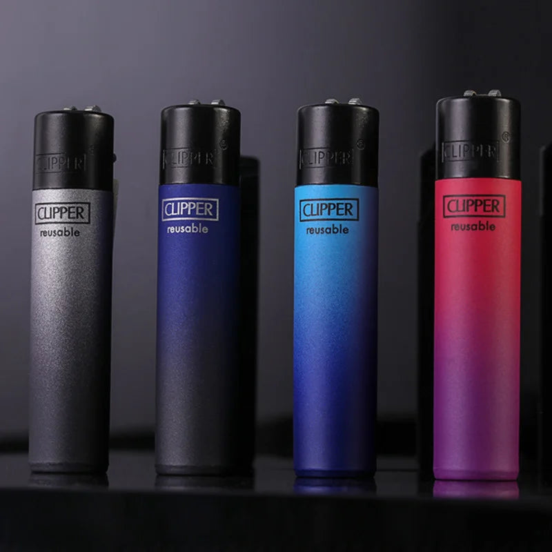 Original Clipper-Style Gas Lighter Set – 4-Piece Boxed Collection