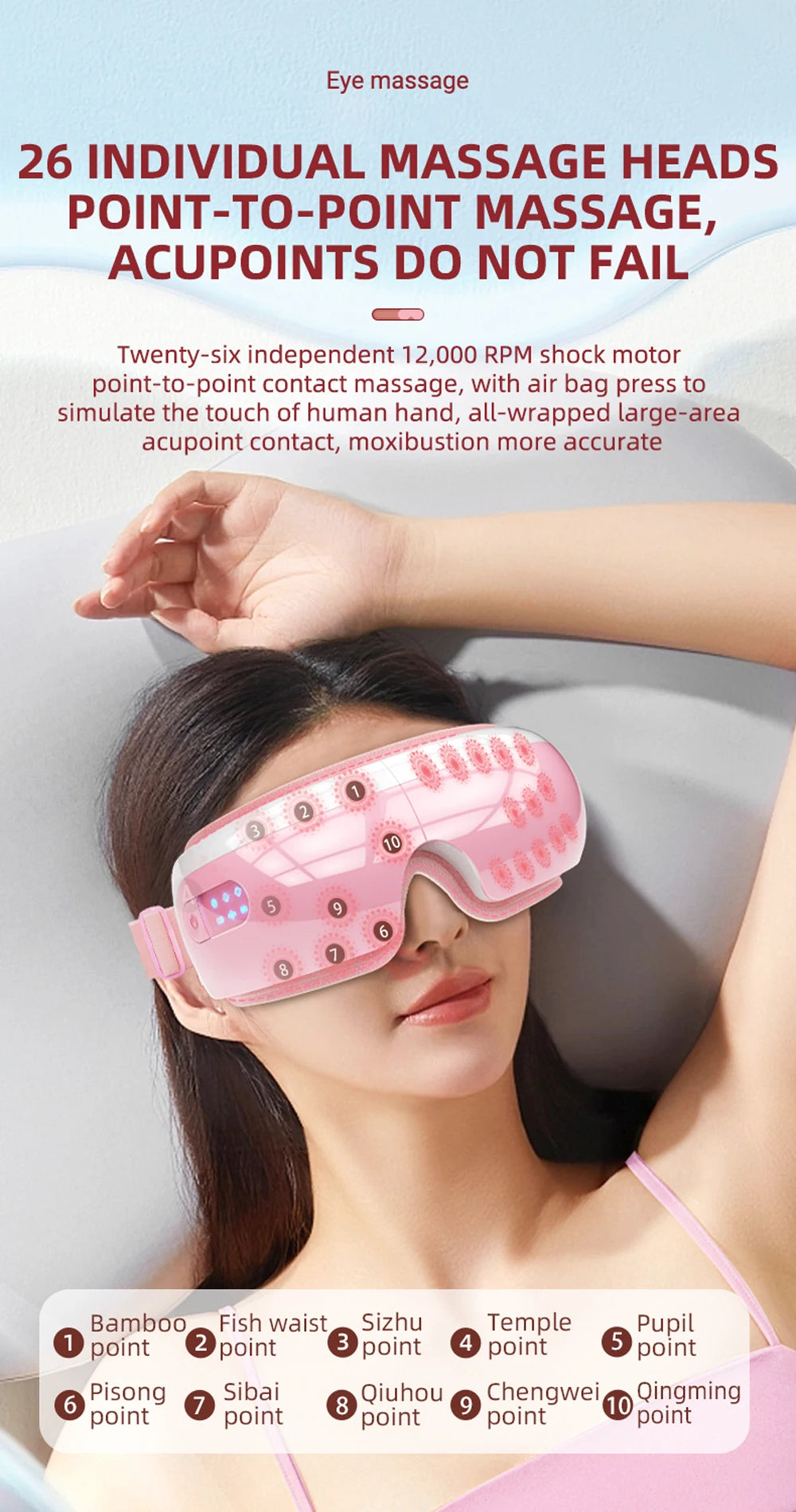 4D Electric Eye Massager – Relax. Recharge. Rejuvenate.