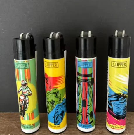 Original Clipper-Style Gas Lighter Set – 4-Piece Boxed Collection