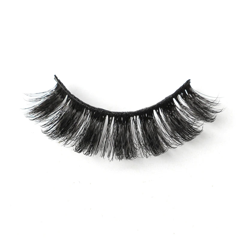 False Eyelash Kit – 3/5 Pairs Fluffy Mink Lashes with Tweezer & Brush