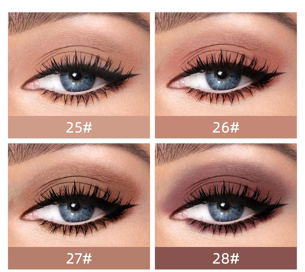 8pcs Liquid Eyeshadow Stick Set – Brown & Coffee Tones