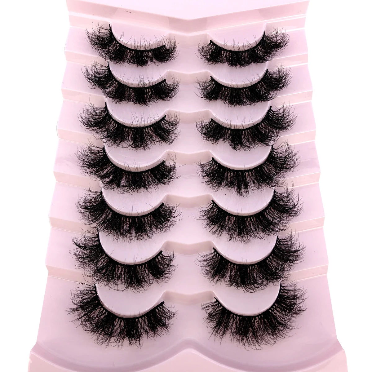 3D Mink-Effect False Eyelash Set – Soft, Fluffy & Full of Volume