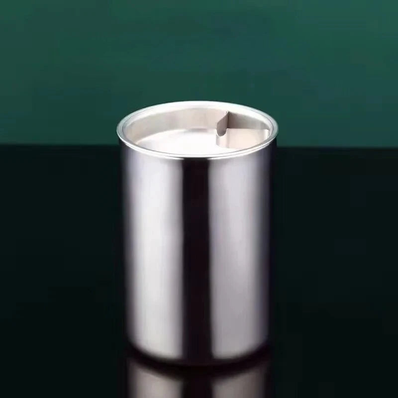 Stainless Steel Ashtray with Lid
