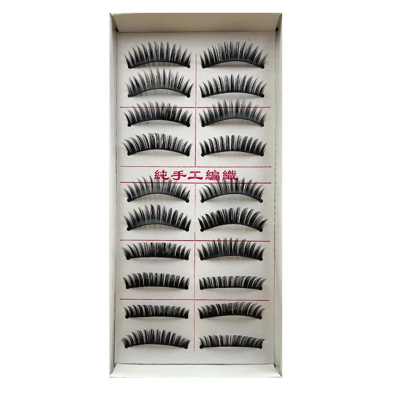 3D Mink-Effect False Eyelash Set – Soft, Fluffy & Full of Volume