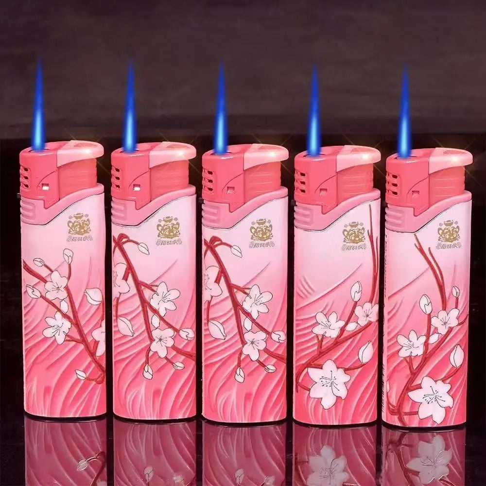 5PCS Jet Torch Flame Lighter Set – Windproof Refillable Butane Gadgets