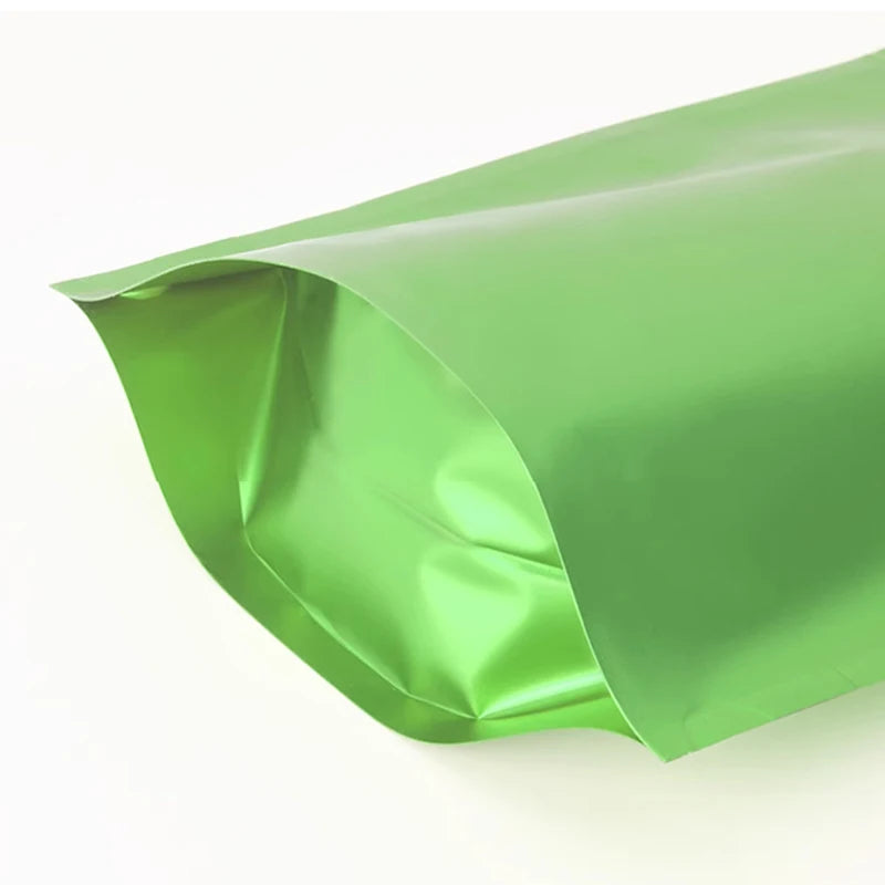 50pcs Custom Printed Resealable Mylar Bags – Stand Up Ziplock Pouches