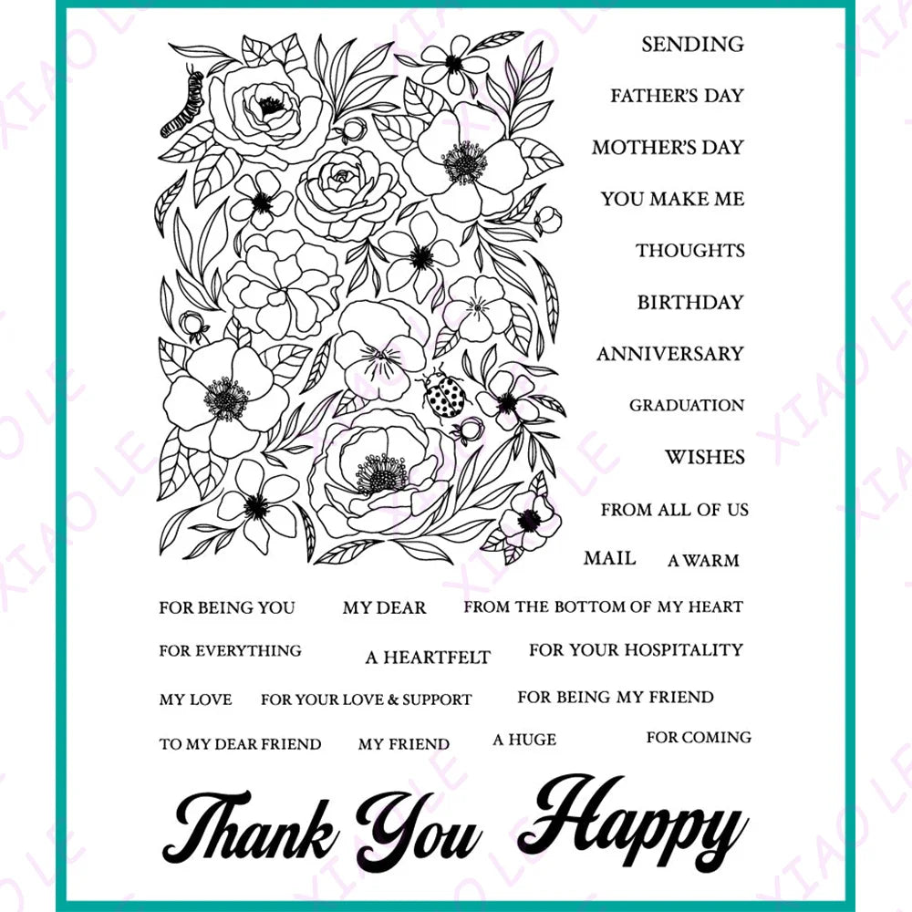 Holiday & Birthday Wishes Metal Cutting Dies – DIY Craft & Scrapbooking Stencils