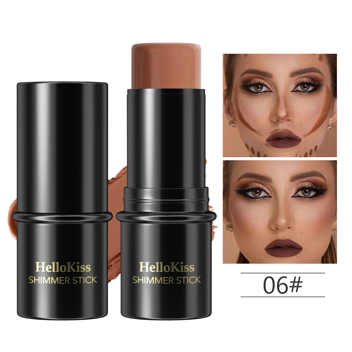 Hello Kiss Face Bronzer & Contour Stick