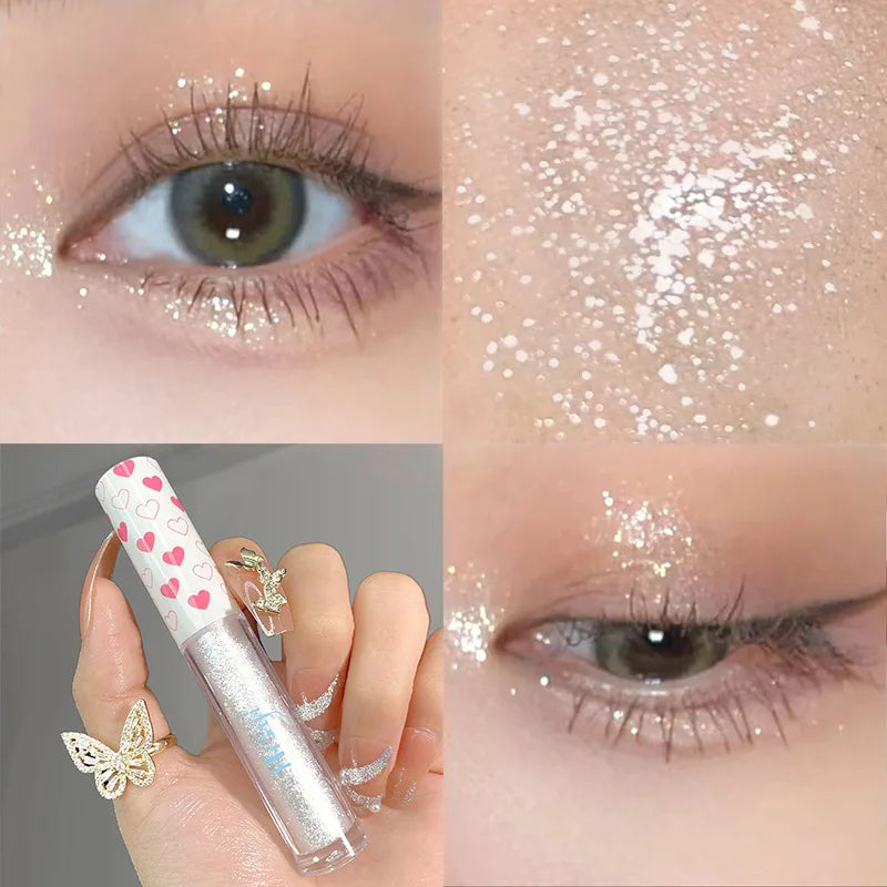 6 Colors Glitter Liquid Eyeshadow