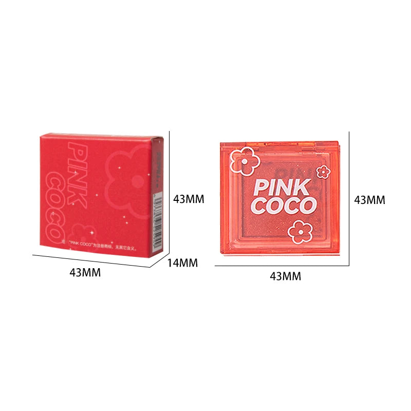 🌸 PINKCOCO Fine Shimmer Tipsy Blush – Multi-Use Soft Mist Glow
