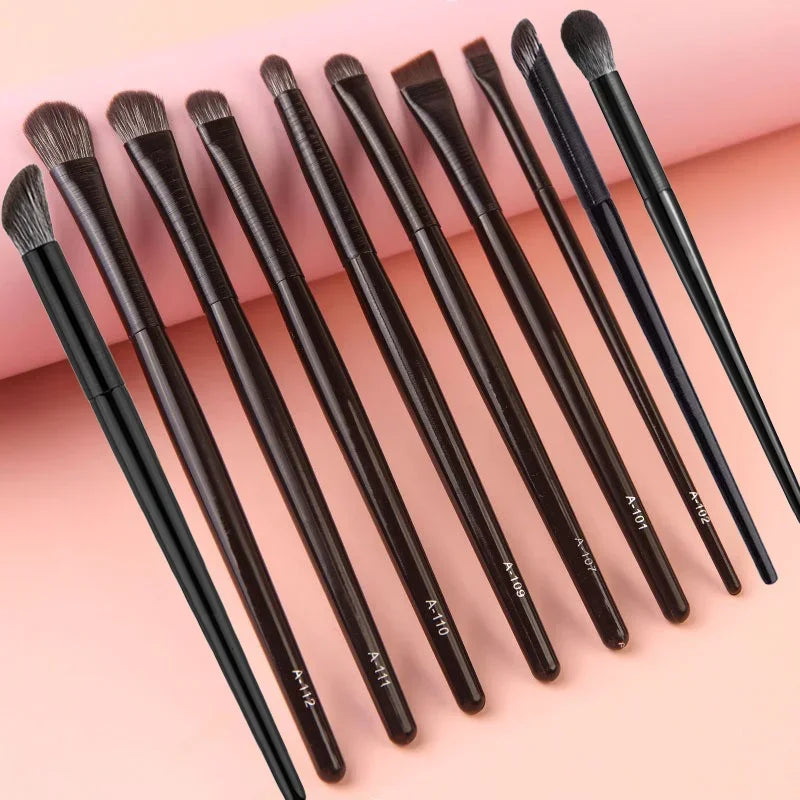 Professional Makeup Brush Set – Natural Fiber Brushes for Face & Eyes (6–10pcs)