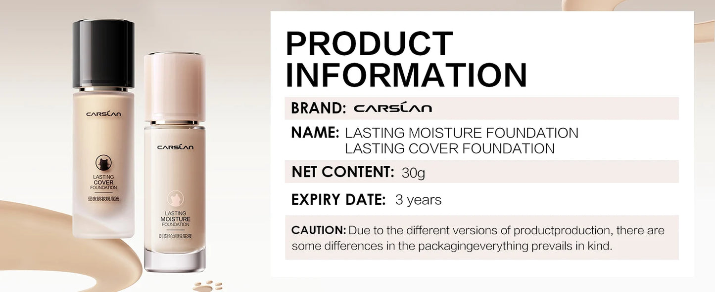 Long-Lasting Matte Liquid Foundation – Full Coverage & Oil-Control
